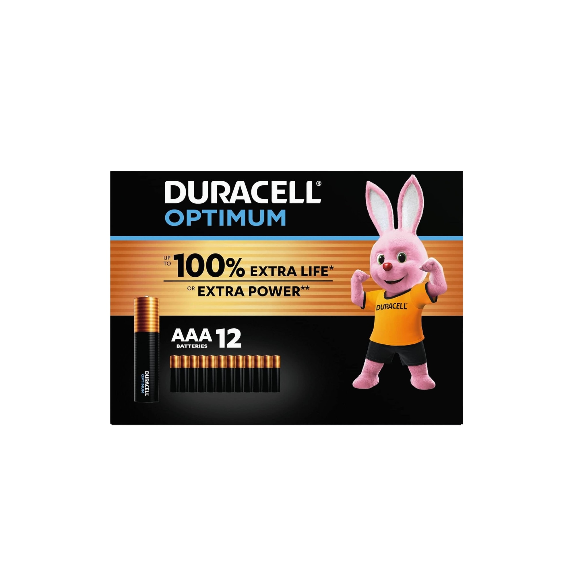 Set baterii R3 AAA Duracell Optimum 1.5V, 12 buc - eMAG.ro