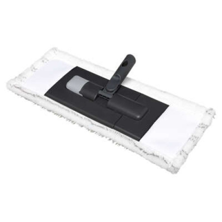 Mop plat cu laveta, plastic, poliester, 47x 17x 2 cm, Five