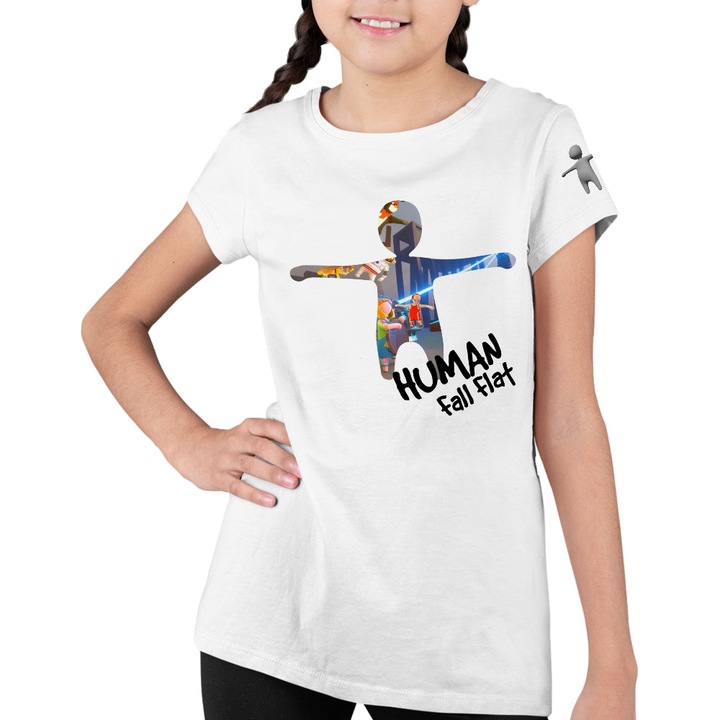 Gyerek Póló Lányok Human Fall Flat Playstation