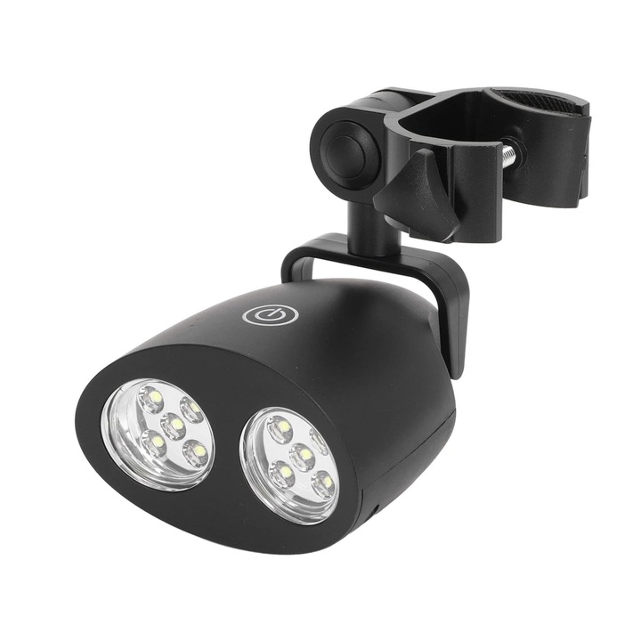 Lampa led pentru gratar, M IMPORT, Plastic, Negru
