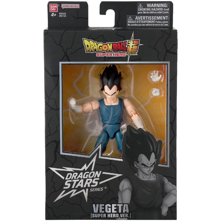 Bandai Dragon Ball Dragon Stars figura, Vegeta Super Hero, 16,5 cm