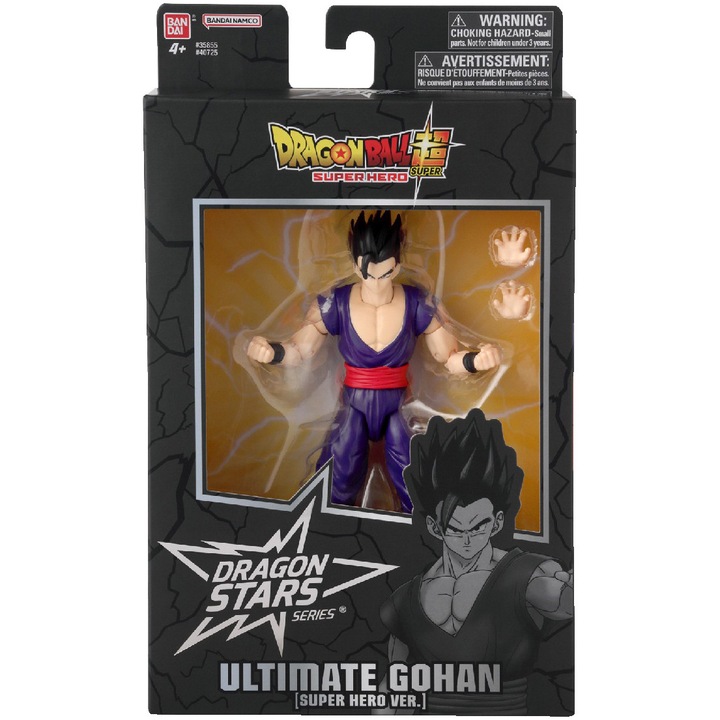Bandai Dragon Ball figura - Dragon Stars, Ultimate Gohan szuperhős, 16,5 cm