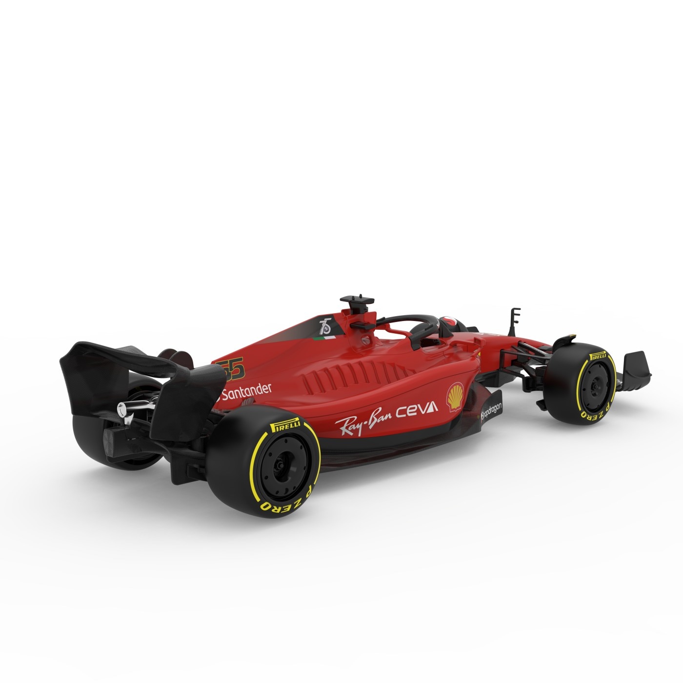 Masinuta Rastar RC - Ferrari F1 75, rosu, 1:18 - eMAG.ro