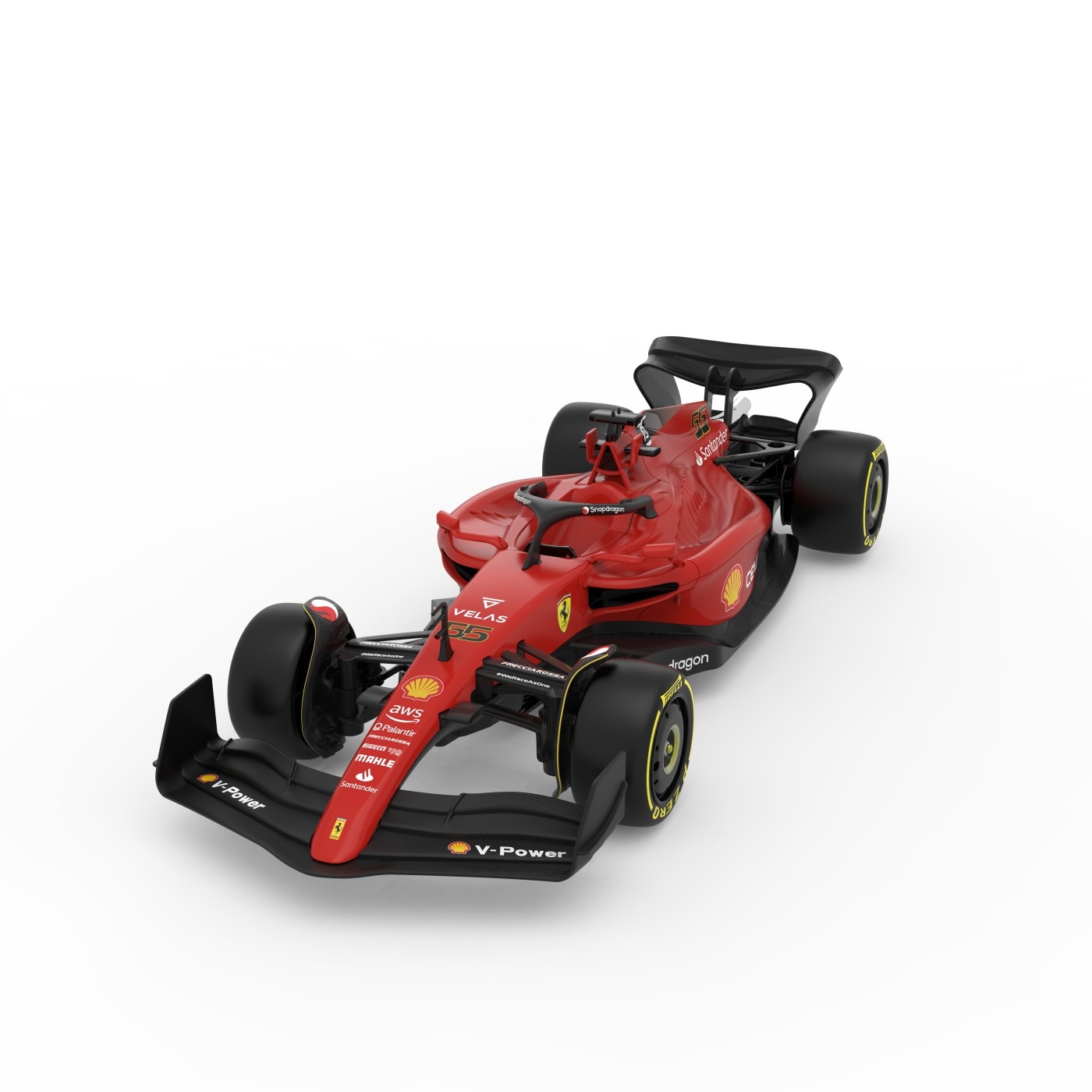 Masinuta Rastar RC - Ferrari F1 75, rosu, 1:18 - eMAG.ro
