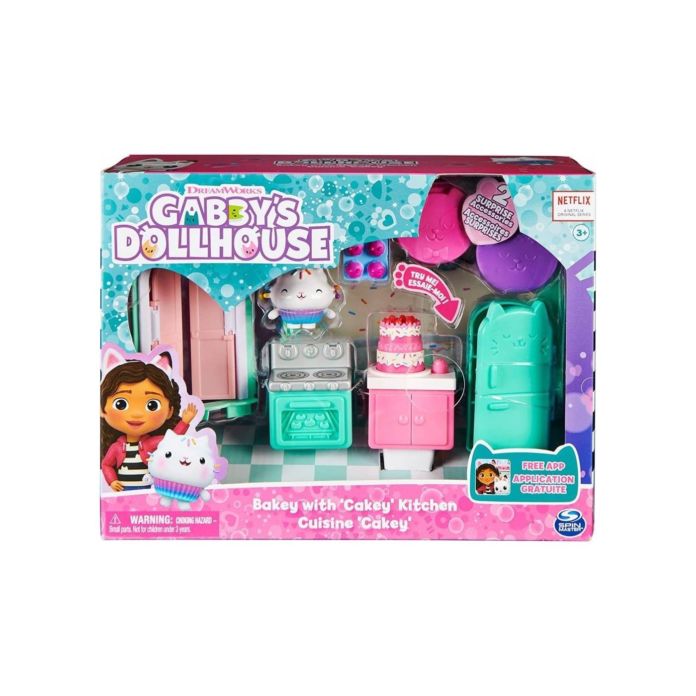 Set de joaca Gabby's Dollhouse - Casa de Lux, Cofetaria lui Cakey - eMAG.ro
