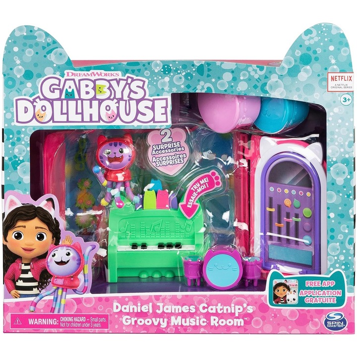Gabby's Dollhouse játékkészlet - Zenés szoba