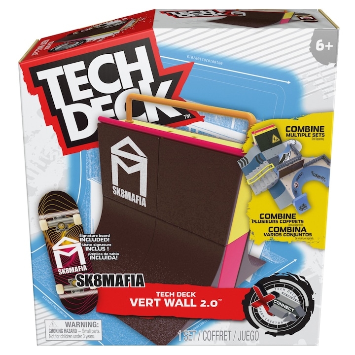 Комплект Tech Deck Xconnect Fingerboard - Sk8Mafia Vert Wall