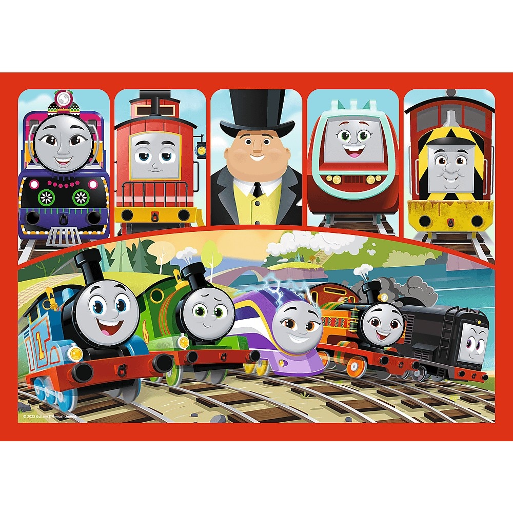 Puzzle Trefl 4 in 1 - Thomas and Friends, Trenuletele Amuzante, 12