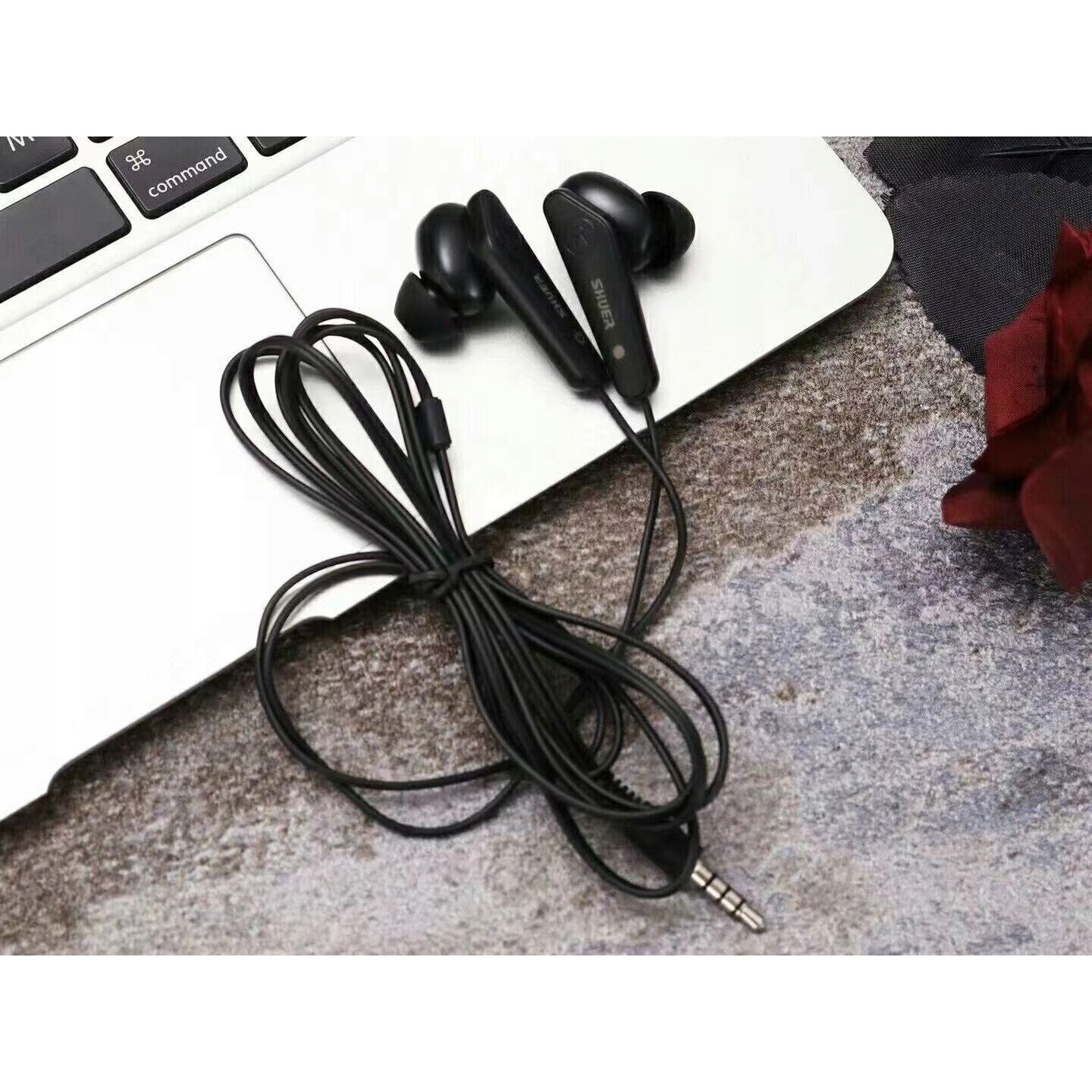 Casti cu fir Shuer X1 Pro, in-ear, negru, 150cm, cu adaptor Jack