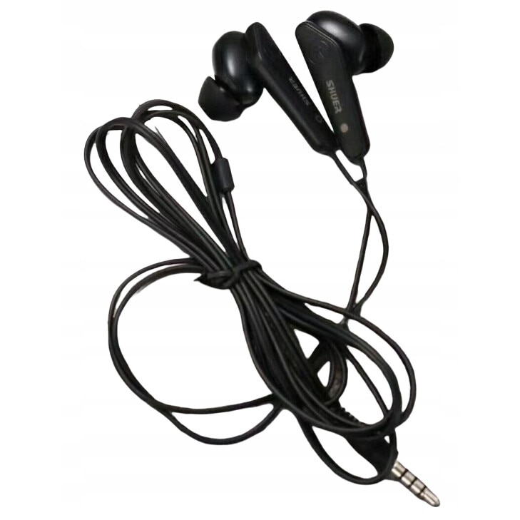 Casti cu fir Shuer X1 Pro, in-ear, negru, 150cm, cu adaptor Jack