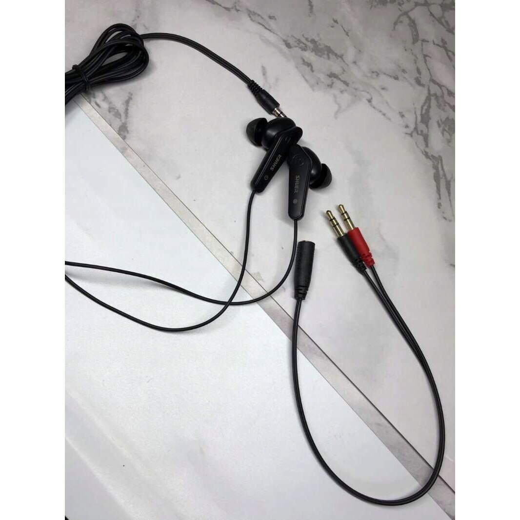 Casti cu fir Shuer X1 Pro, in-ear, negru, 150cm, cu adaptor Jack