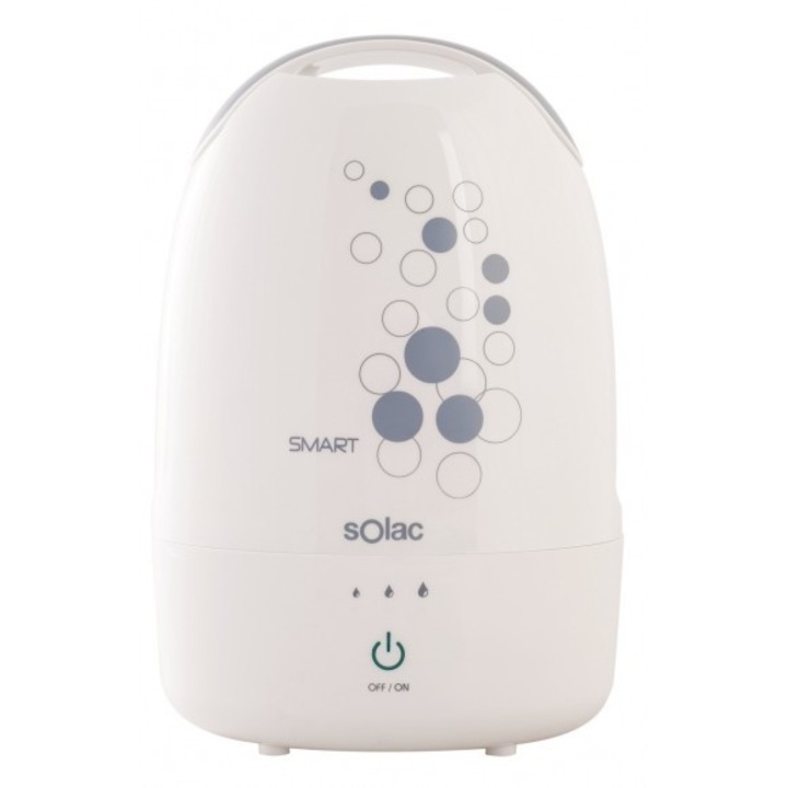 Umidificator de aer cu abur Vitammy Mist, terapeutic, cu difuzor aromaterapie, rezervor de 2.7 l, 7 ore de utilizare, oprire automata, made in Italia, UM750