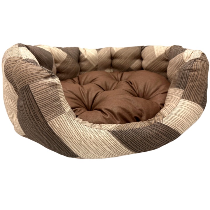 Pat pentru caini/pisici, 44x40x16cm, S, Maro