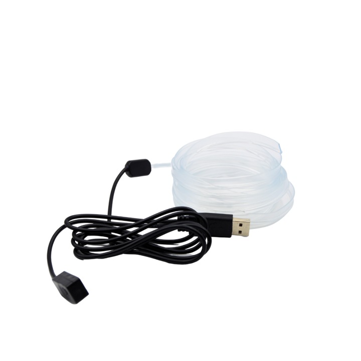 Banda neon auto 3 metri, LED, RGB, 5V, USB