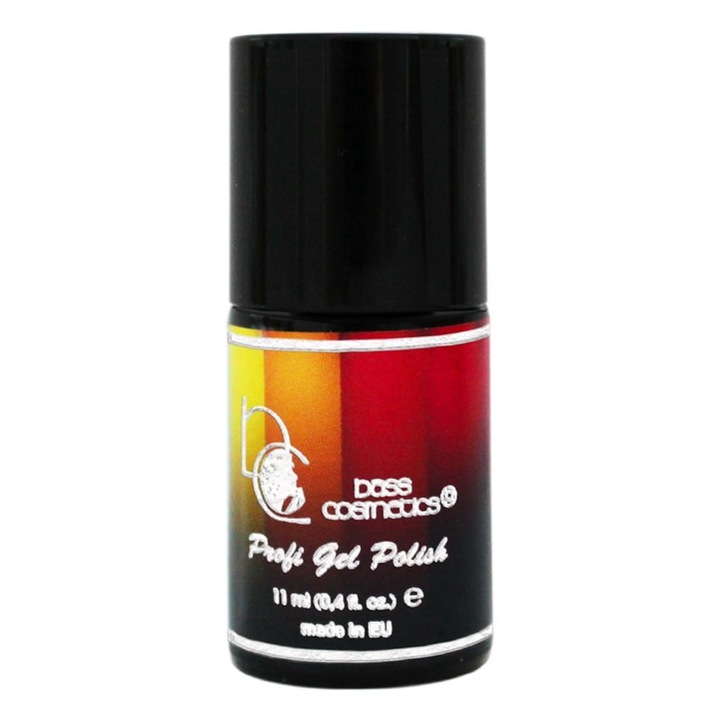 Lac de unghii hibrid, Bass Cosmetics, roz inchis, 11 ml