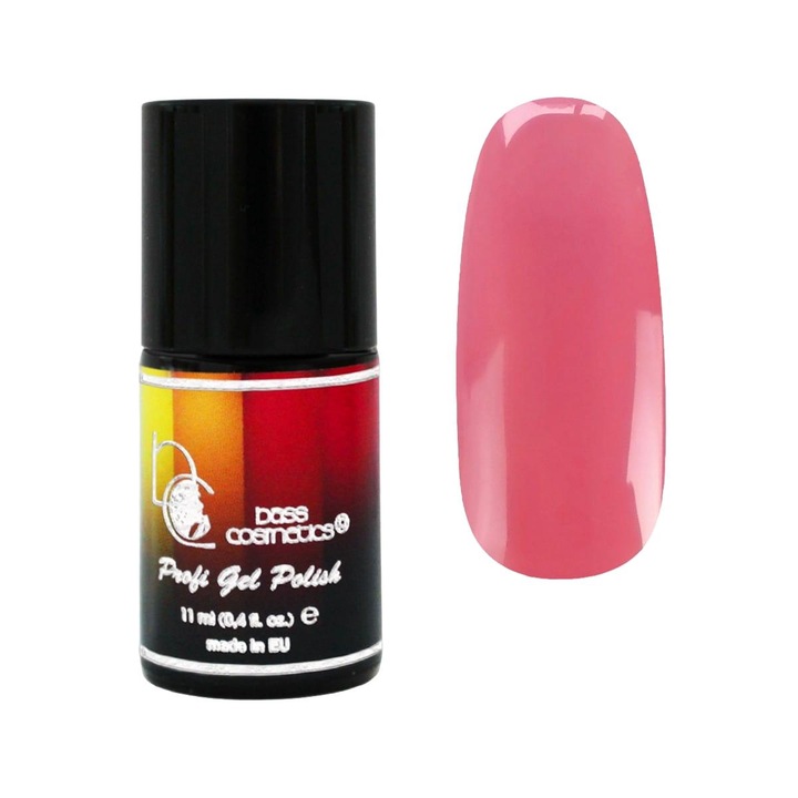 Lac de unghii, Bass Cosmetics, roz bombon, 11ml