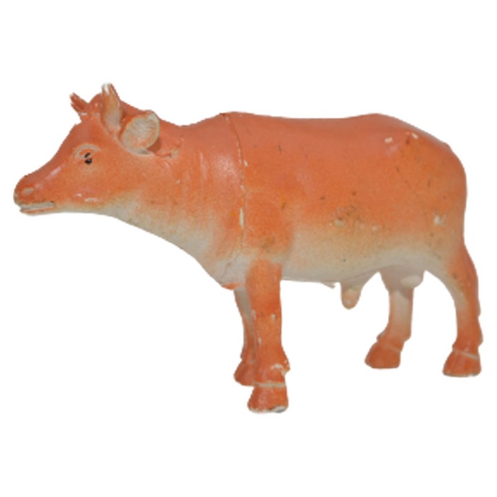 Tehén figura 9 cm Mini Junior F070923-27, Narancs