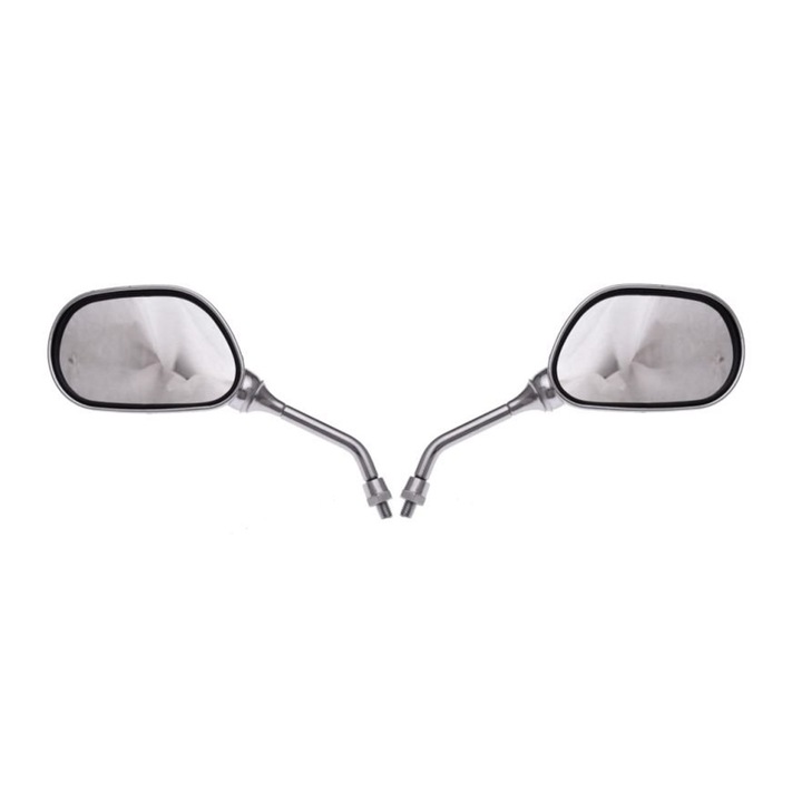 Rival Store atv-robogó-motor univerzális visszapillantó tükör, menet M8 x 1.25, króm