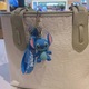 Модерен Kлючодържател, Madette Line, фигура Stitch, издръжлив и елегантен, за Kлючове, чанти и портмонета, Синьо