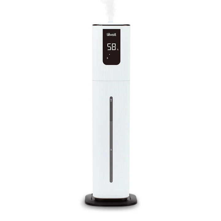 Umidificator LEVOIT - OasisMist 1000S Smart Ultrasonic Cool Mist Tower, Autonomie 100 ore, Control Voce, Telecomanda, Rezervor 10 L