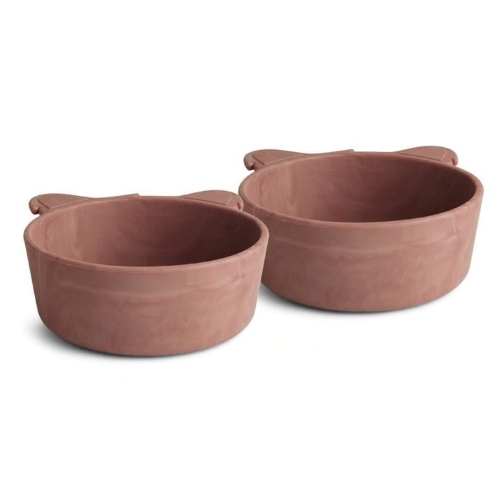 Set 2 boluri din silicon, Nuuroo, Red, Koala