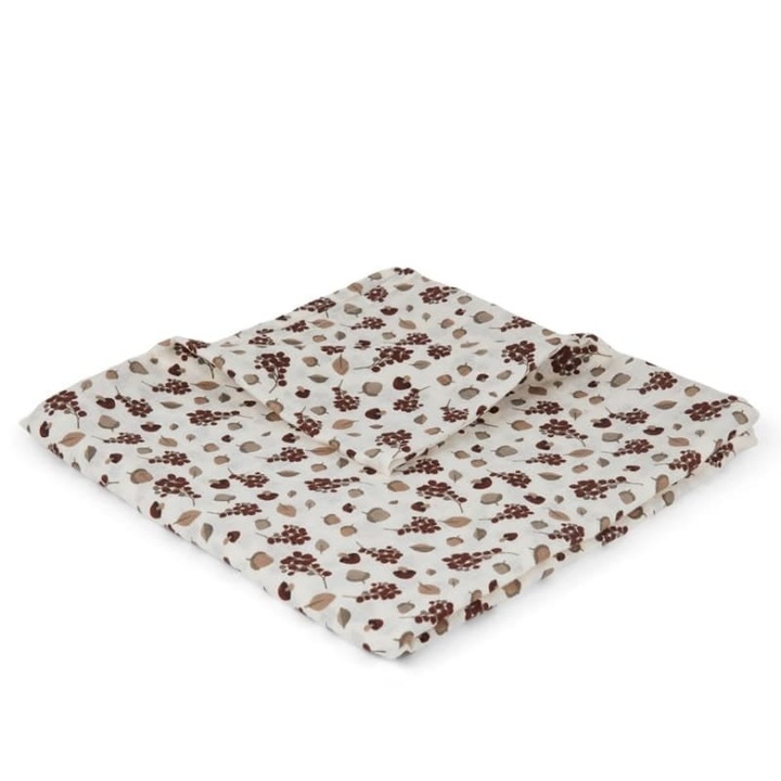 Fata de muselina organica pentru copii, Nuuroo, Multicolor, 120 x 120 cm