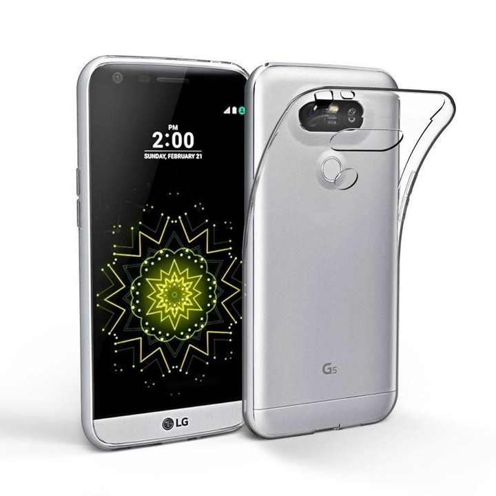 Кейс Защитен калъф LG G5 H830 slim Protection A+, Прозрачен