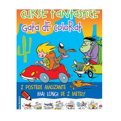 Curse fantastice gata de colorat. Portocaliu