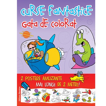 Curse fantastice gata de colorat. Mov Curse fantastice gata de colorat. Mov