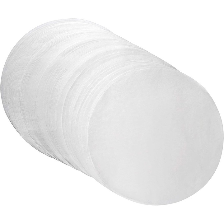 Sütőpapír készlet, 100 db, kerek, 20 cm átmérőjű tapadásmentes