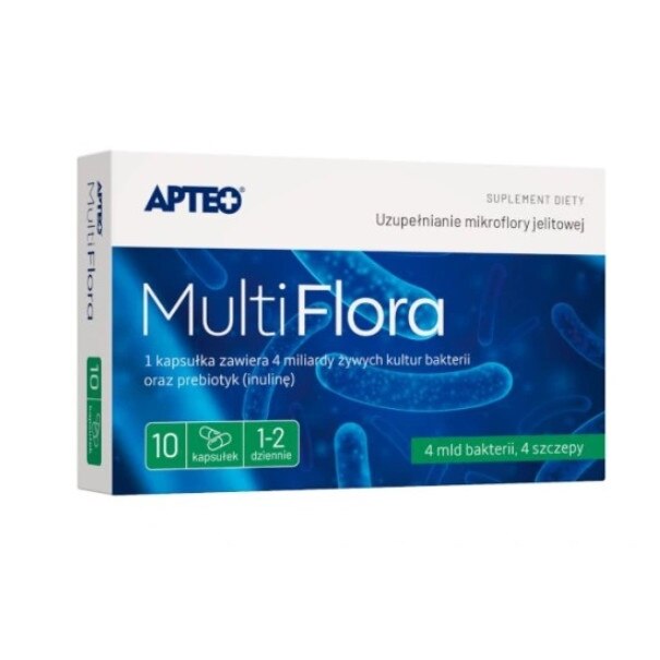 Probiotic Multi Flora, Apteo, 10 capsule eMAG.ro