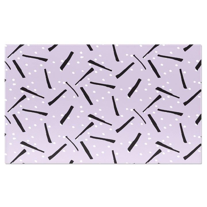 Картина на платно с абстрактна композиция - линии и цветове в дигиталното изкуство 70x50CM