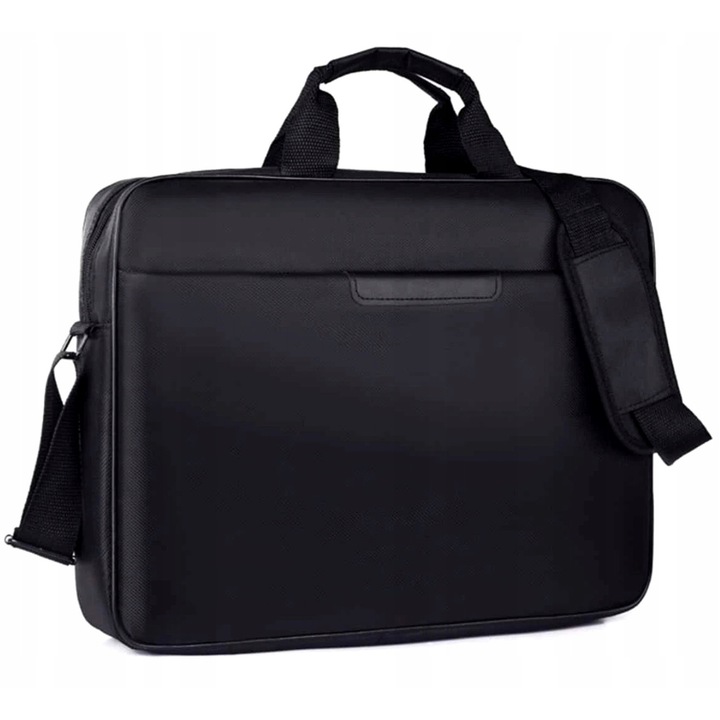 Чанта за лаптоп, Edibazzar, полиестер, черна, 15.1"
