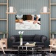 Vászonfestés: Kreatív beszélgetések a Design Stúdióban – tervrajz, innováció, belsőépítészet 100x70 cm