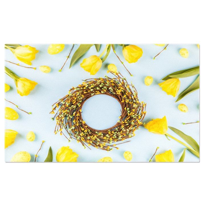 Картина на платно: Великденски традиции и декор - Великден, Пъдпъдъче яйце, Празници 100x70CM