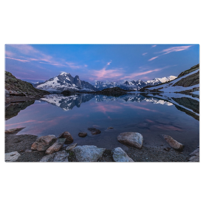 Vászonfestmény: Mont Blanc gleccser a francia Alpokban 140x90cm