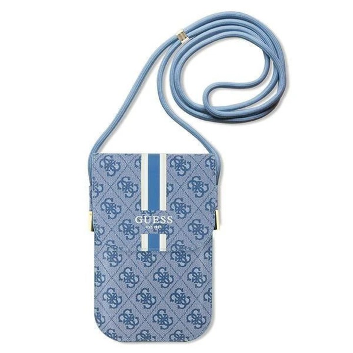 Geanta pentru femei 4G Stripes, Guess, Piele ecologica, Albastru