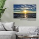 Vászonfestmény: Napkelte a tengeren - Természetes szépség 90x60cm
