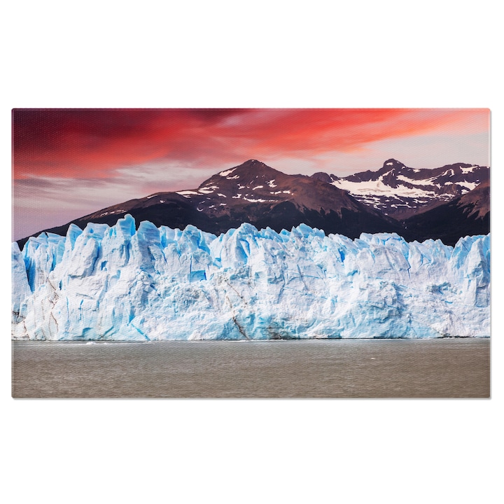 Vászonfestmény – A Perito Moreno-gleccser felfedezése Patagóniában, Argentínában – Csodálatos tájak az Andok-hegységben 100x70 cm