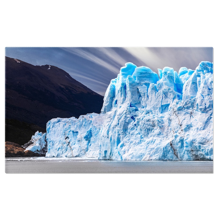 Vászonfestmény – A Perito Moreno-gleccser Patagóniában, Argentínában – Természeti remekmű az Andok-hegységben 120x80cm
