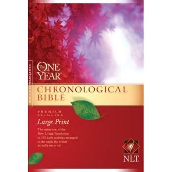 One Year Chronological Bible-NLT-Premium Slimline Large Print, Tyndale House Publishers (Manufactured by) One Year Chronological Bible-NLT-Premium Slimline Large Print, Tyndale House Publishers (Manufactured by)
