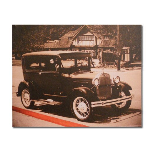 Tablou Old Car, GiftMarket, 40 x 50 x 2 cm