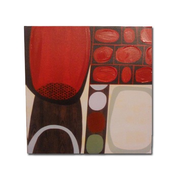 Tablou Abstract Red, GiftMarket, 40 x 40 x 2,5 cm Tablou Abstract Red, GiftMarket, 40 x 40 x 2,5 cm