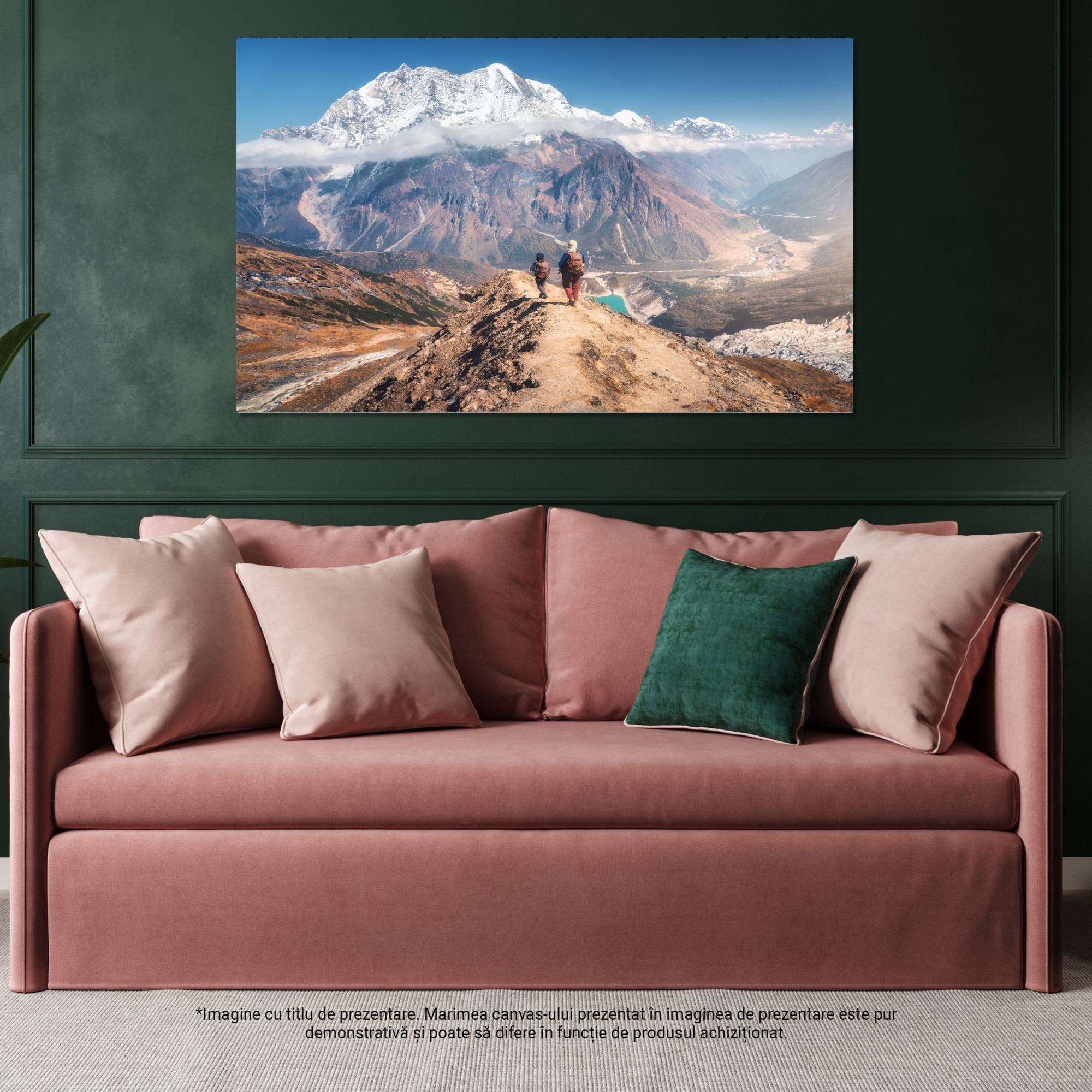 Картина на платно - Хималаи: Пътуване през високи планини 70x50CM - eMAG.bg