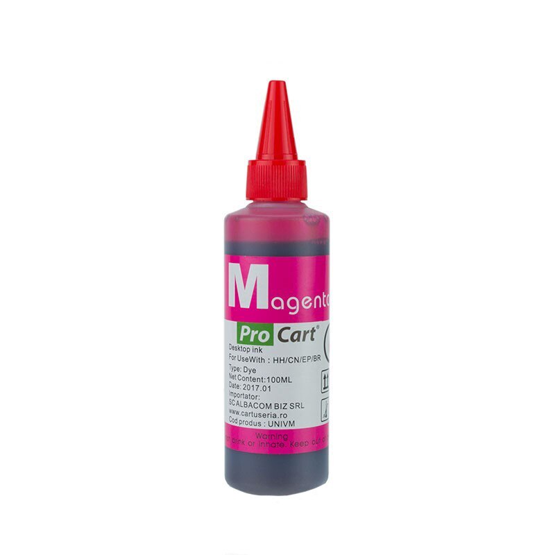 Cerneala universala refill DYE, 100 ml, magenta