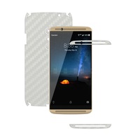 folie de protectie carbon skinz husa de tip skin adeziv pentru carcasa carbon alb dedicata zte axon 7 imagen 58_0_
0