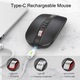 Mouse Wireless, Bluetooth, USB, Ultra Usor 68g, Negru