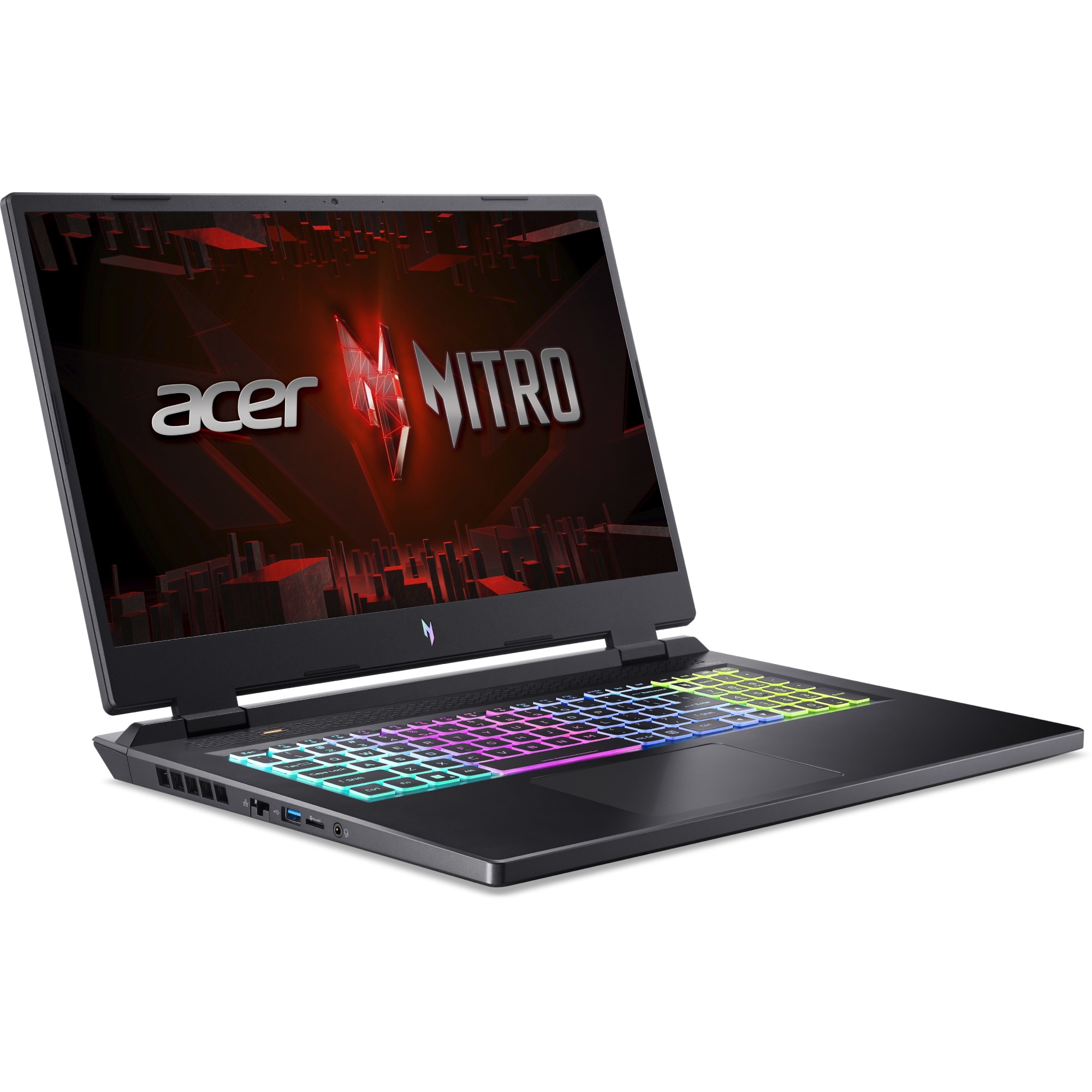Лаптоп Acer Nitro 17 AN17-51-7593 с Intel Core i7-13700H (1.8/5.0GHz ...