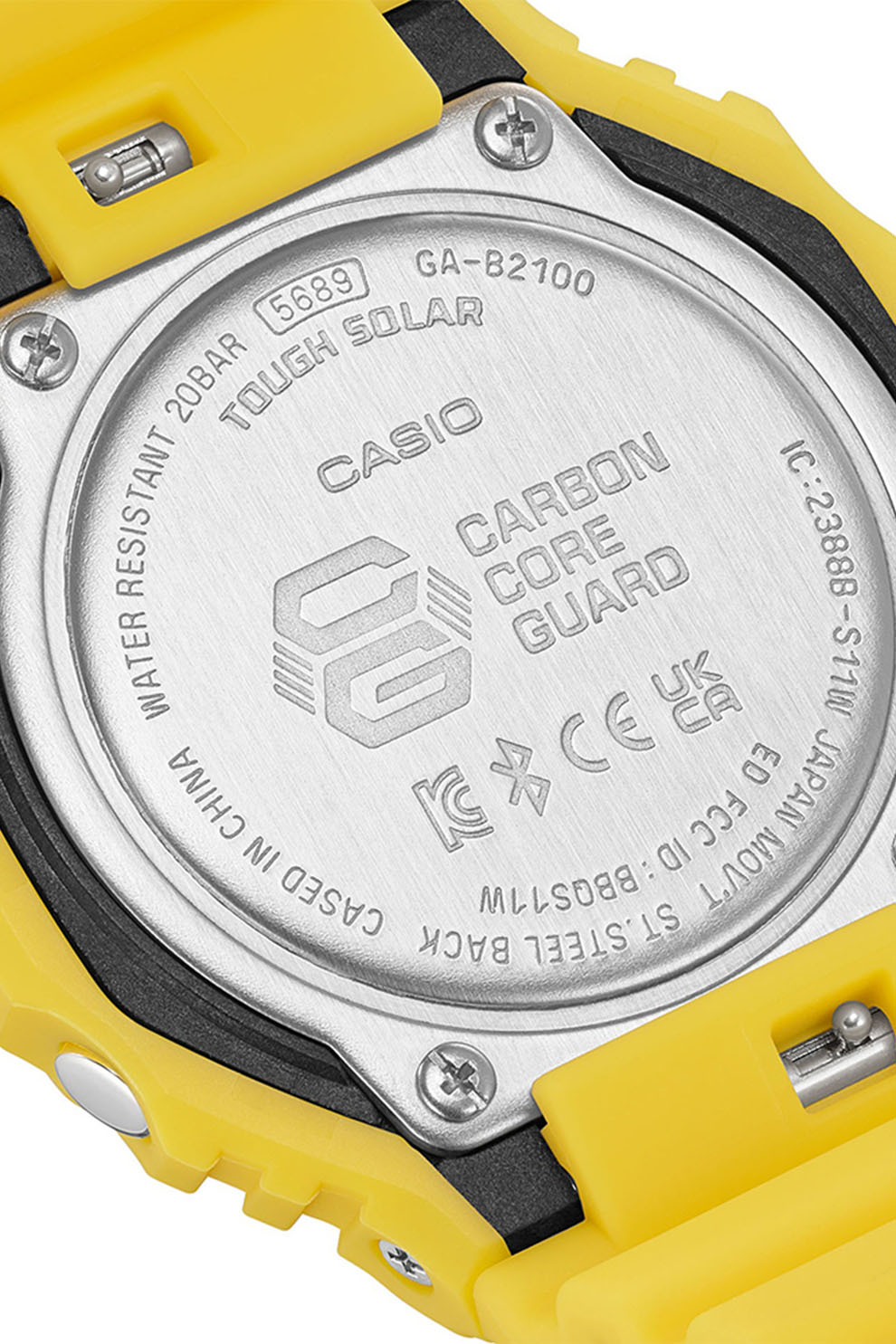 Casio, Часовник G-Shock със смесен циферблат, Тъмножълт - eMAG.bg