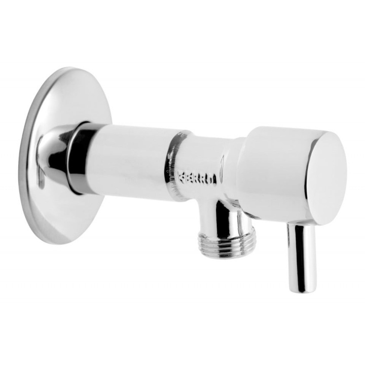 Robinet coltar cu cartus ceramic Ferro, 1/2"x3/8", crom